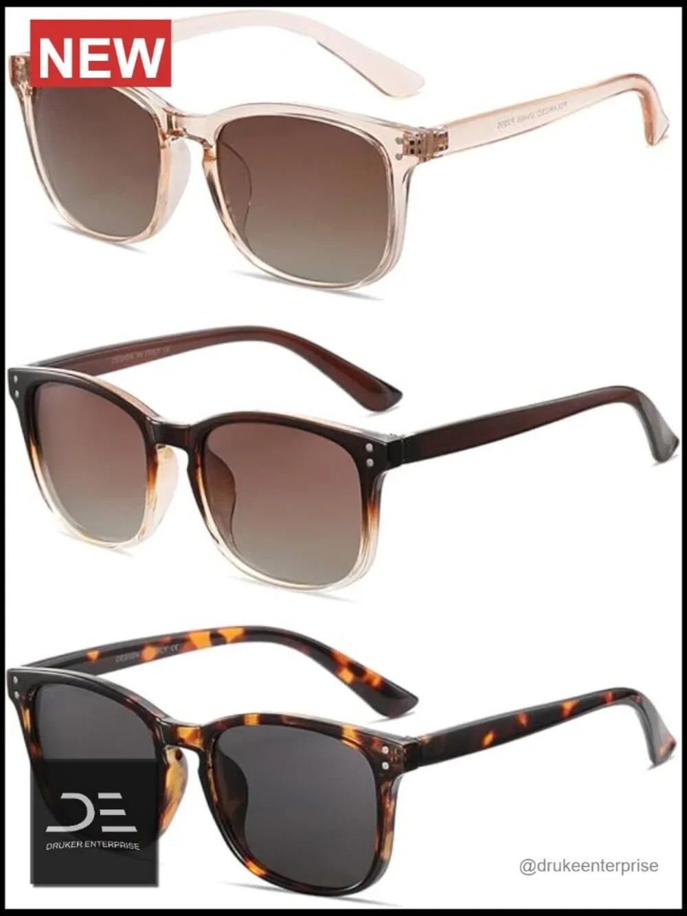 Polarized Sunglasses UV400 Protection for Women Classic Retro Trendy Outdoor
